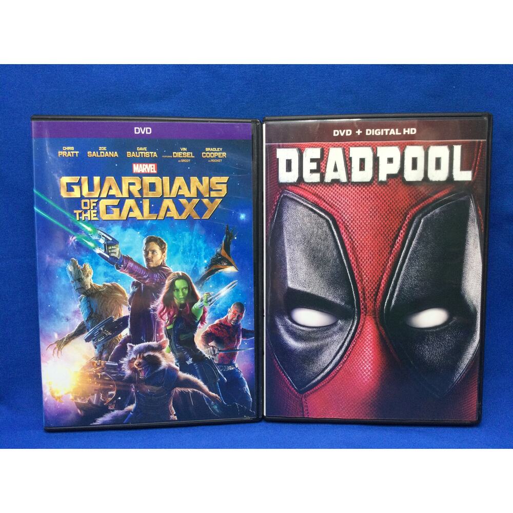 DVD lot of 2 Gaurdians of the Galaxy and Deadpool